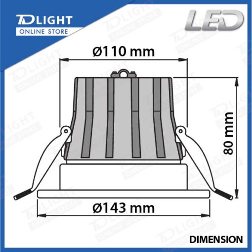 LED Downlight Super Save 20W - Image 2