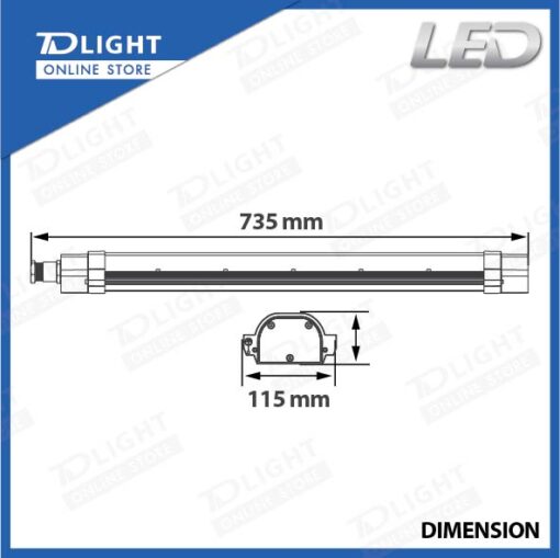 LED Explosion Proof Linear 20W - Image 2