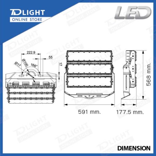 LED Floodlight Stadium 2 750W - Image 2