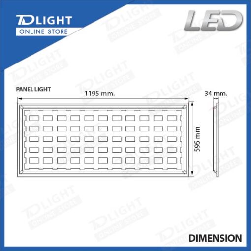 LED Panel Light Backlit 60W - Image 2